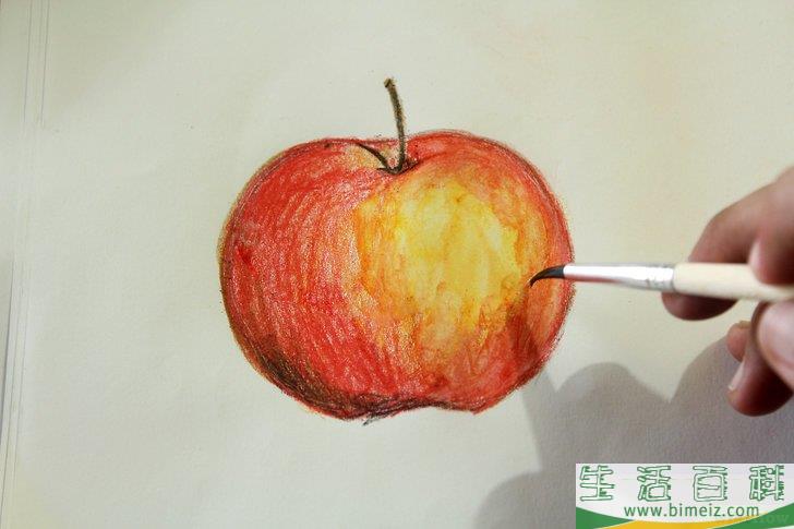 怎么使用水彩铅笔