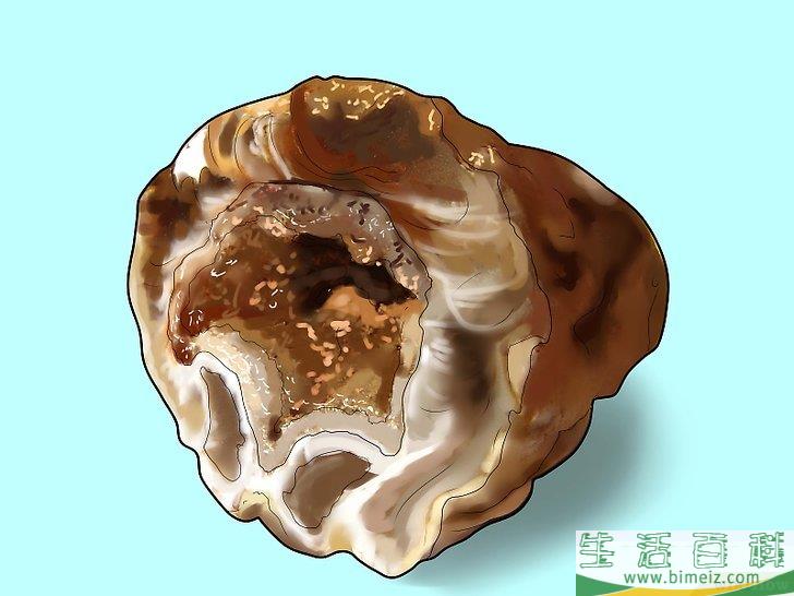 怎么识别尚未切开的晶洞