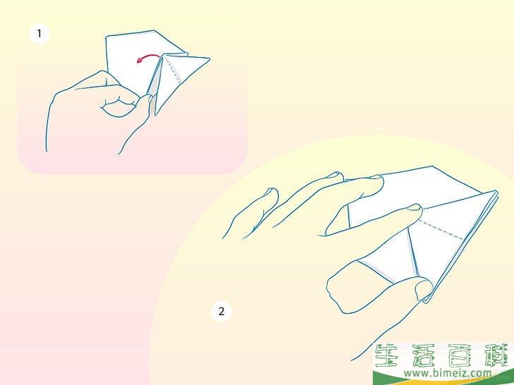 怎么折便条