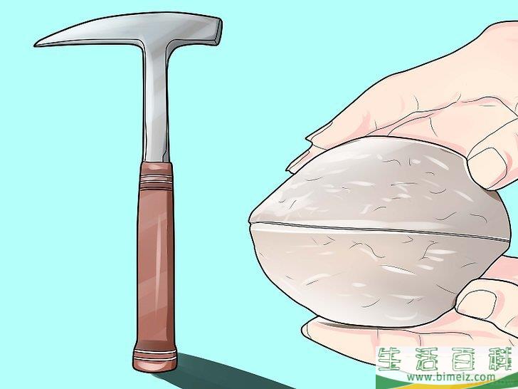 怎么识别尚未切开的晶洞