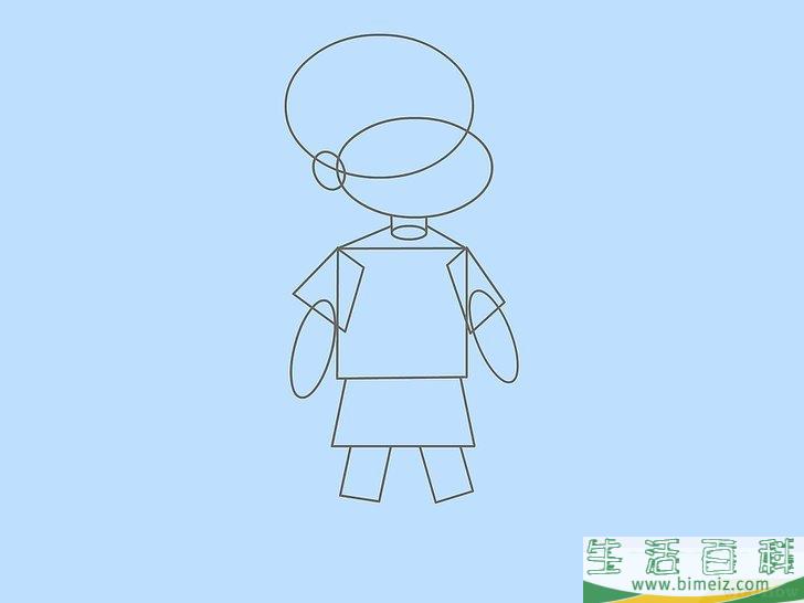 怎么画卡通人物