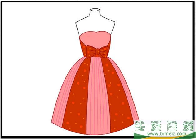 怎么画连衣裙