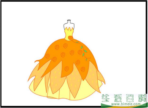 怎么画连衣裙