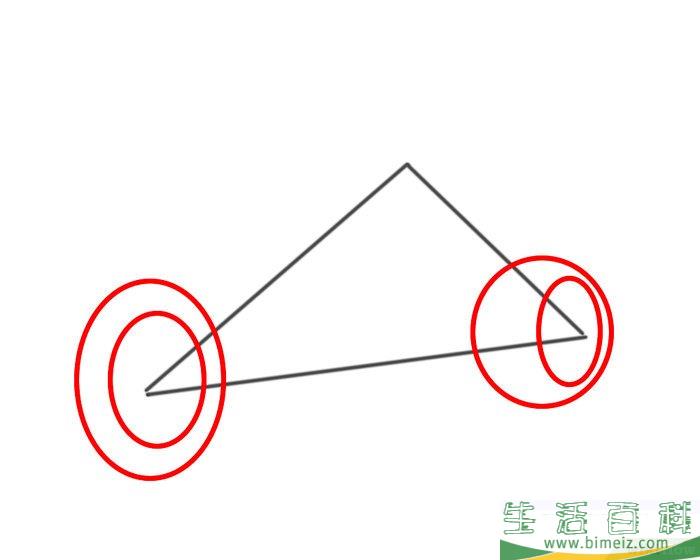 怎么画摩托车