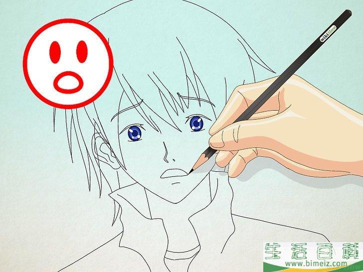 怎么画男性漫画人物的脸