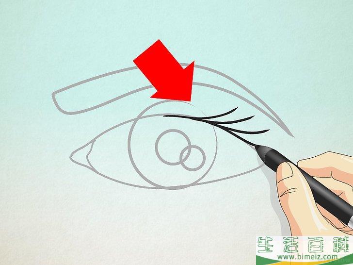 怎么画一只眼睛