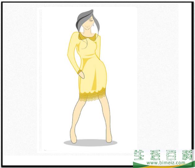 怎么画连衣裙