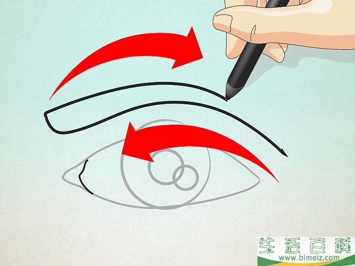 怎么画一只眼睛