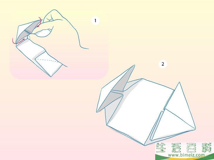 怎么折便条