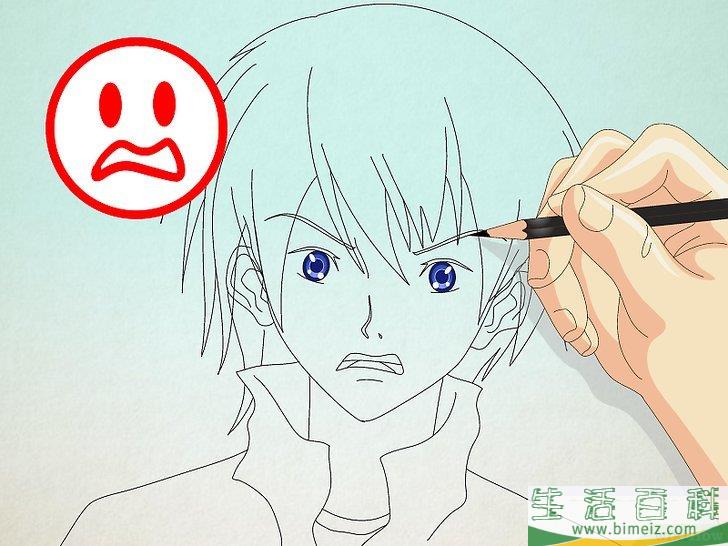 怎么画男性漫画人物的脸
