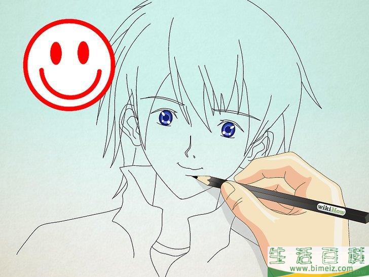 怎么画男性漫画人物的脸