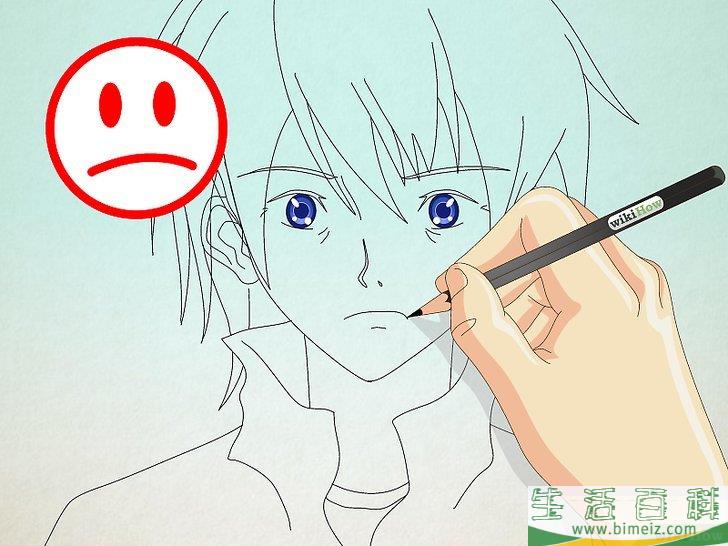 怎么画男性漫画人物的脸