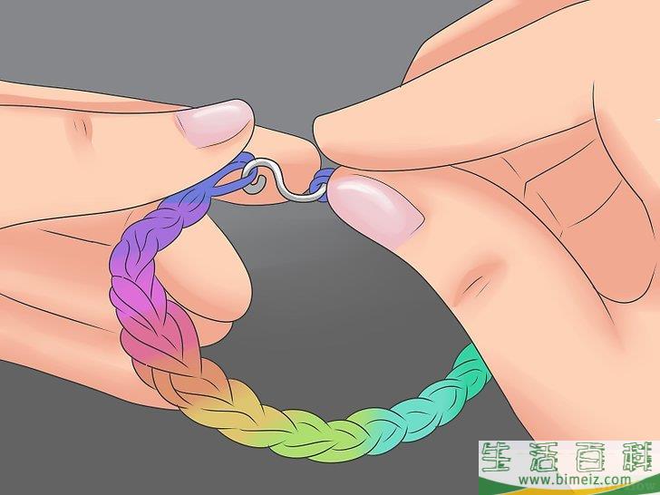 怎么制作彩虹织机橡皮筋手链
