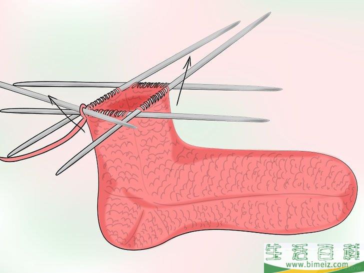 怎么织袜子