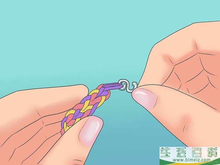 怎么制作彩虹织机橡皮筋手链
