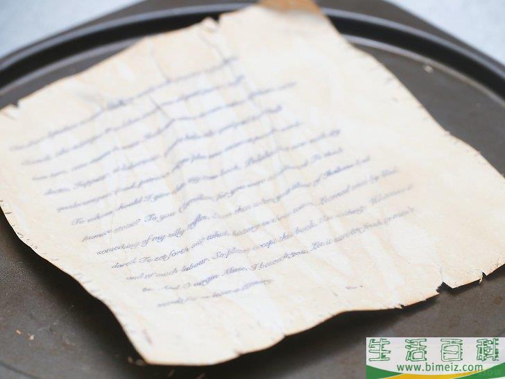 怎么用茶水做旧纸张