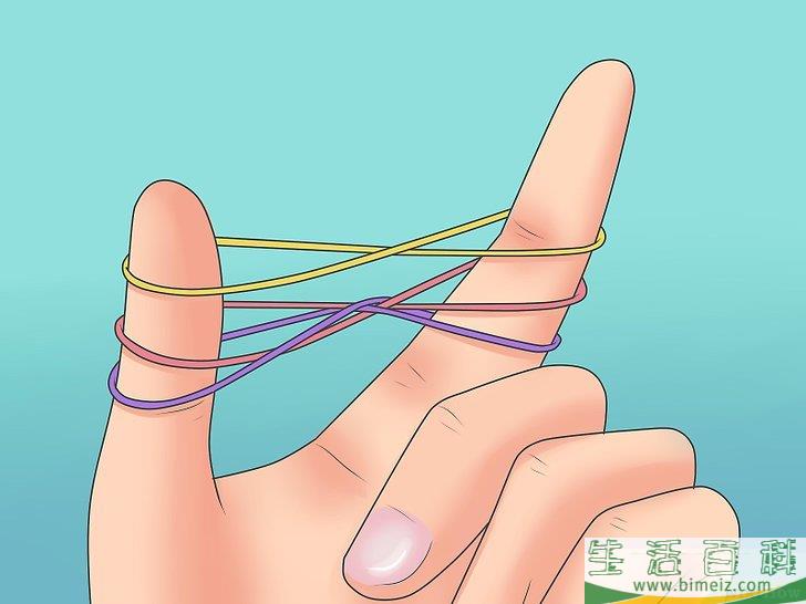 怎么制作彩虹织机橡皮筋手链