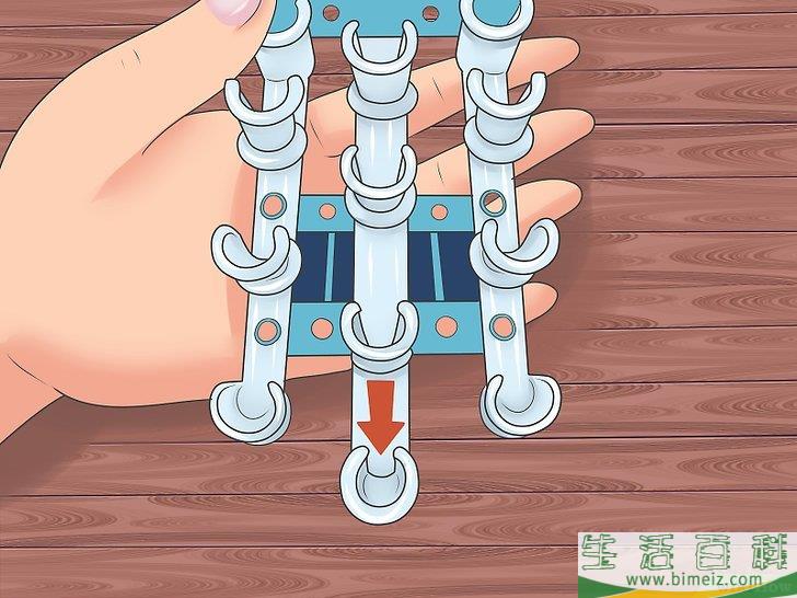 怎么制作彩虹织机橡皮筋手链