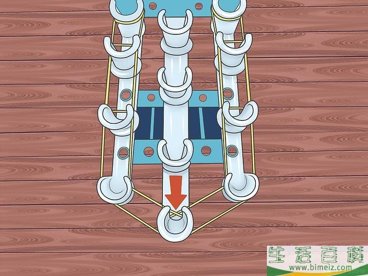 怎么制作彩虹织机橡皮筋手链