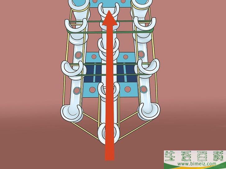 怎么制作彩虹织机橡皮筋手链
