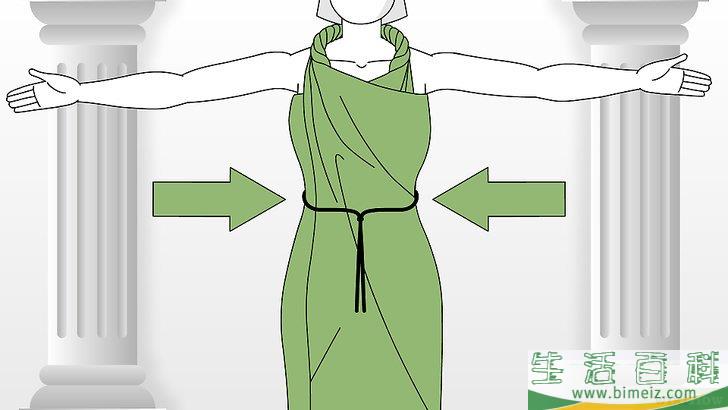 怎么裹托加长袍