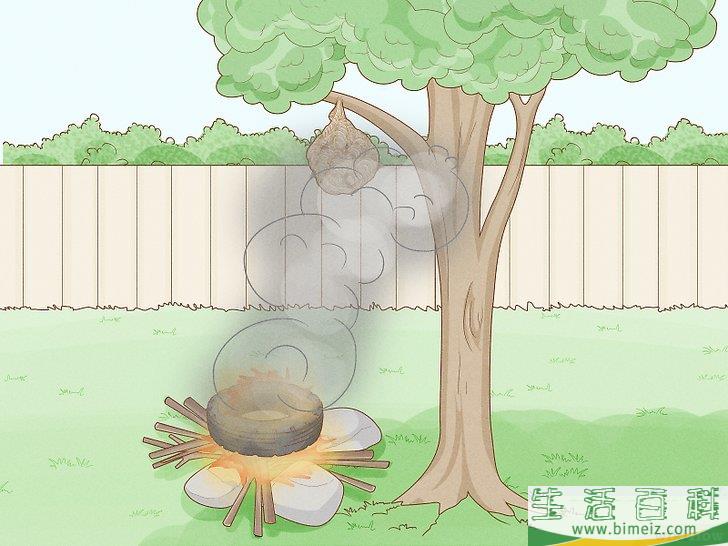 怎么清除黄蜂巢