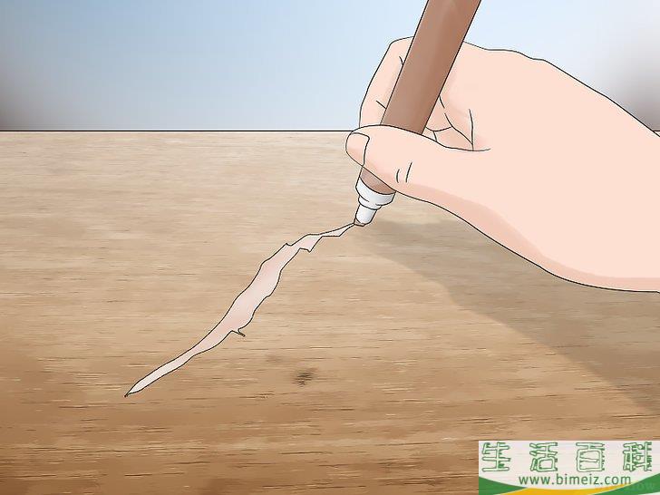 怎么填补木头的裂缝