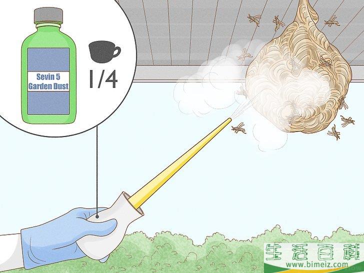 怎么清除黄蜂巢
