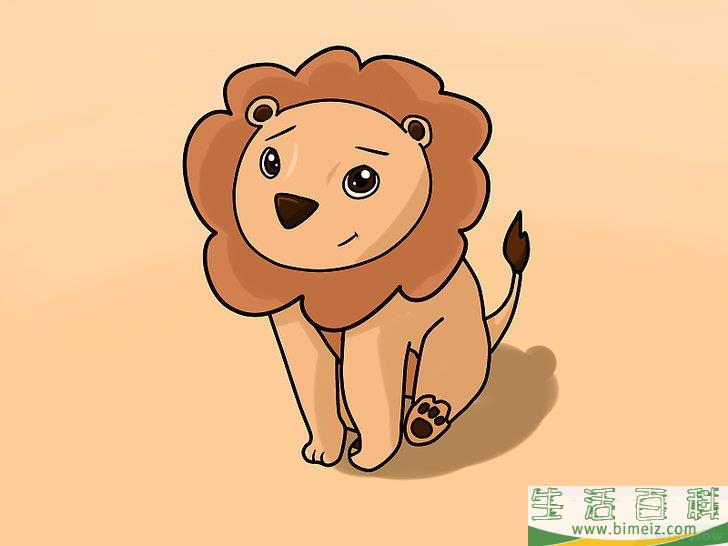 怎么画狮子