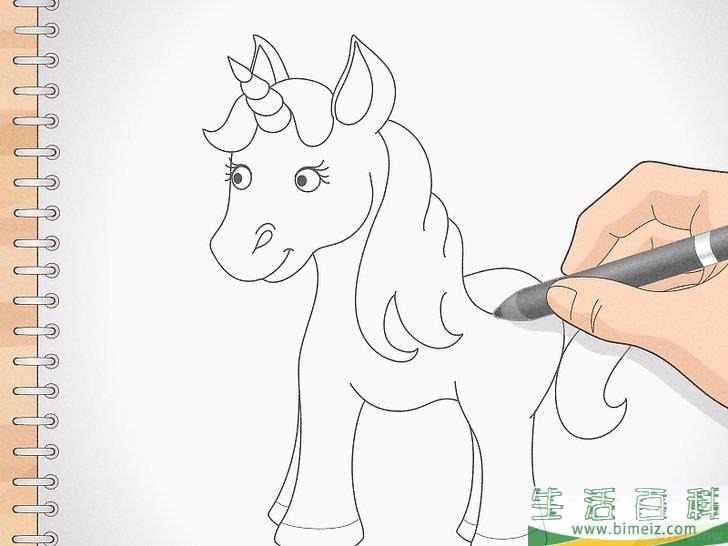 怎么画独角兽