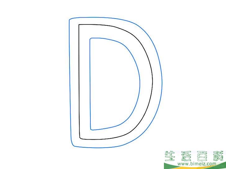 怎么画3D字母