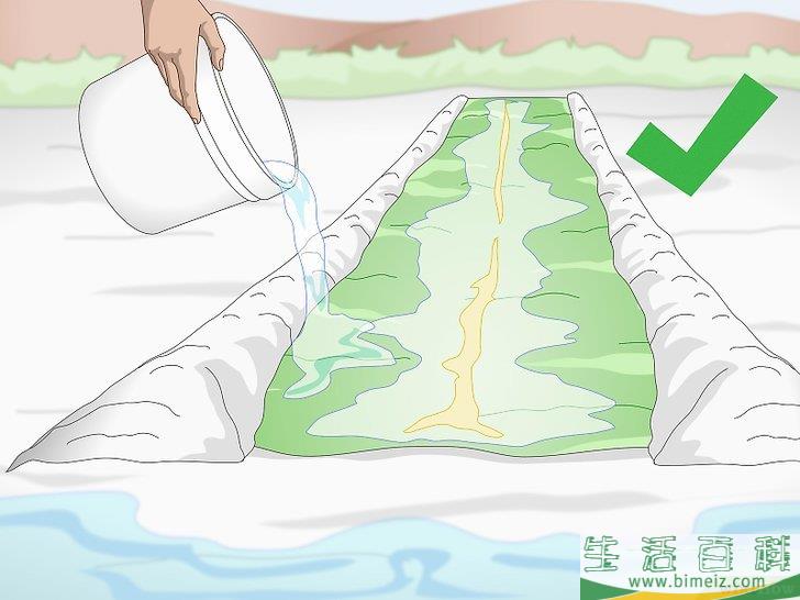 怎么铺设一条长长的水滑道