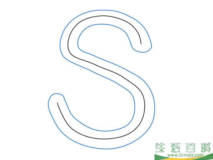 怎么画3D字母