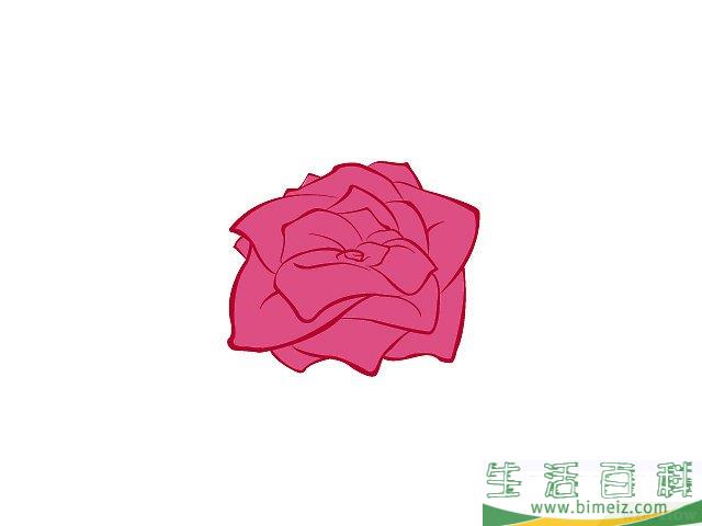 怎么画花