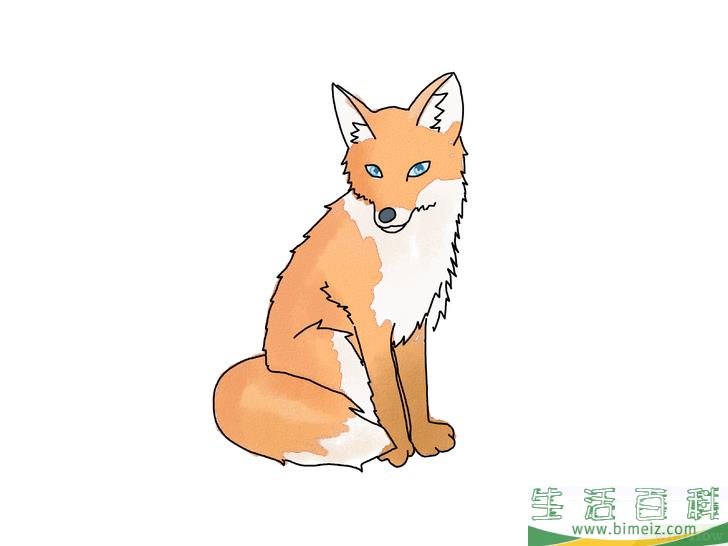 怎么画狐狸