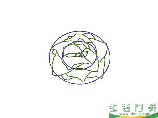 怎么画花