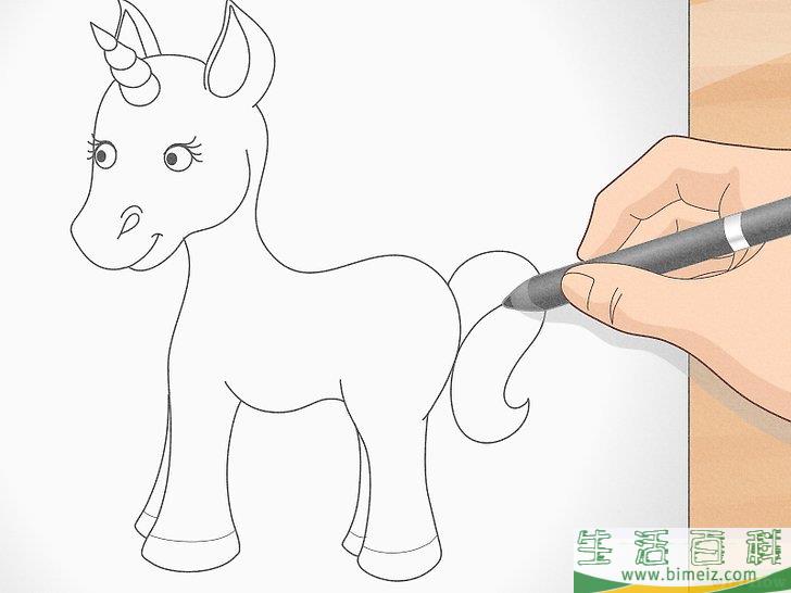 怎么画独角兽