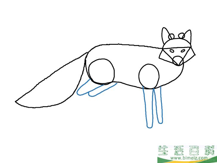 怎么画狐狸