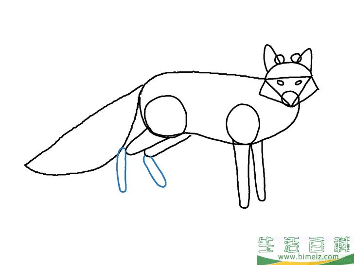 怎么画狐狸