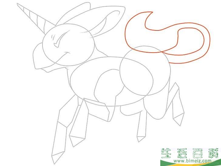 怎么画独角兽