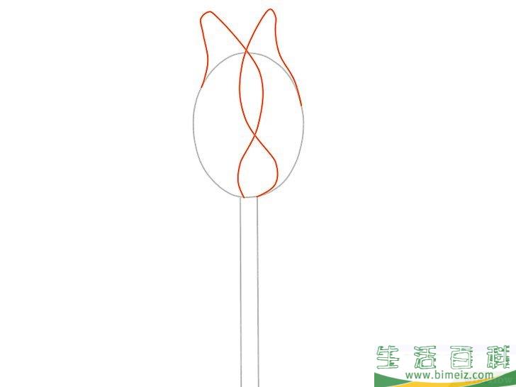 怎么画花