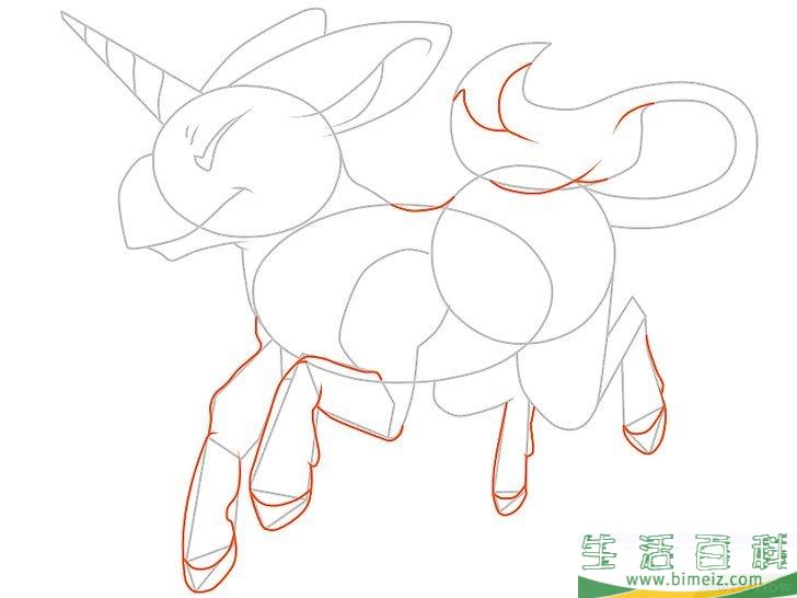 怎么画独角兽