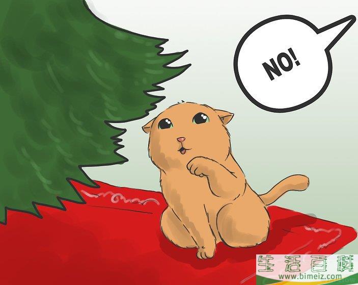 怎么不让你的猫咪接近圣诞树