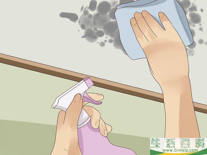 怎么清除天花板上的霉菌
