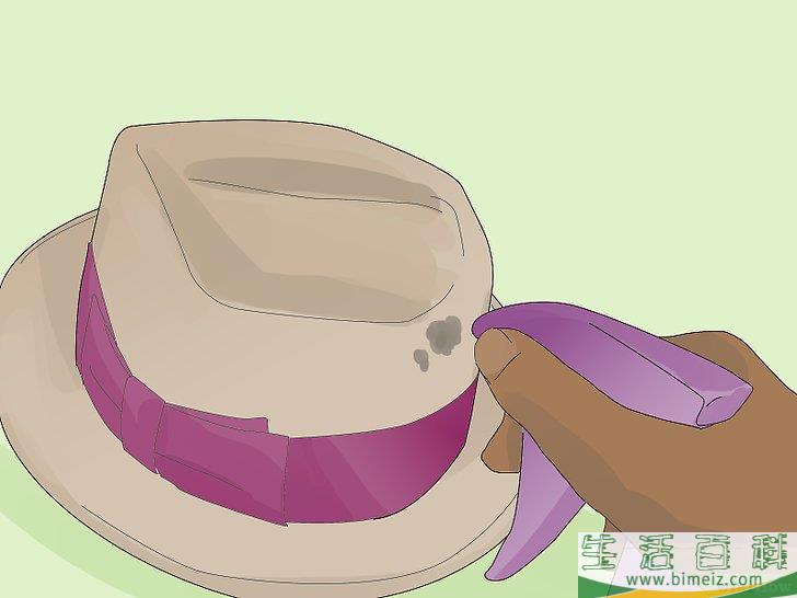 怎么除去帽子上的汗渍