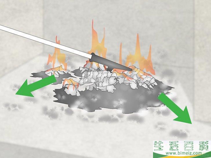 怎么灭掉壁炉里的火