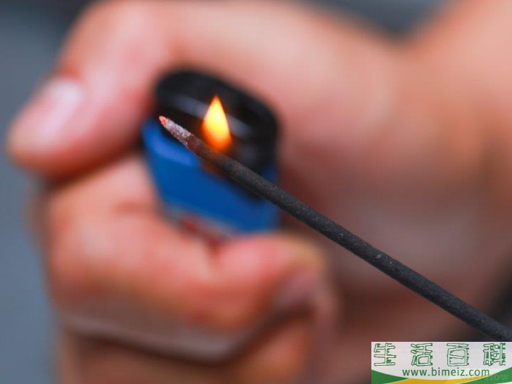 怎么点线香