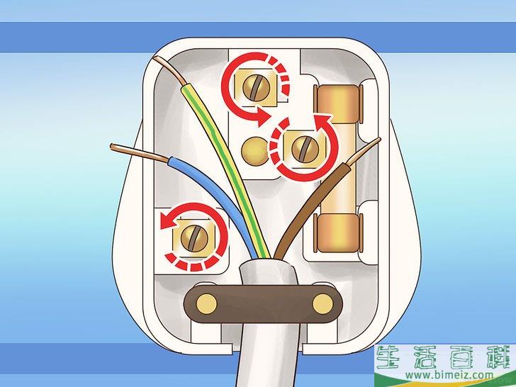 怎么组装三角插头