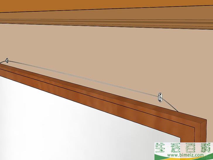 怎么悬挂沉重的镜子