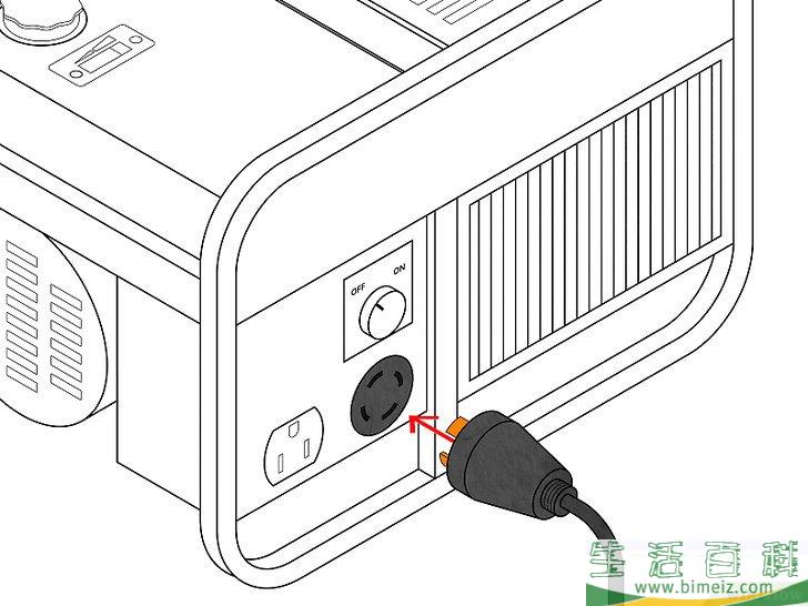 怎么给家里连接便携式发电机